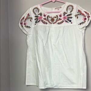 Bonpoint cotton embroidered blouse